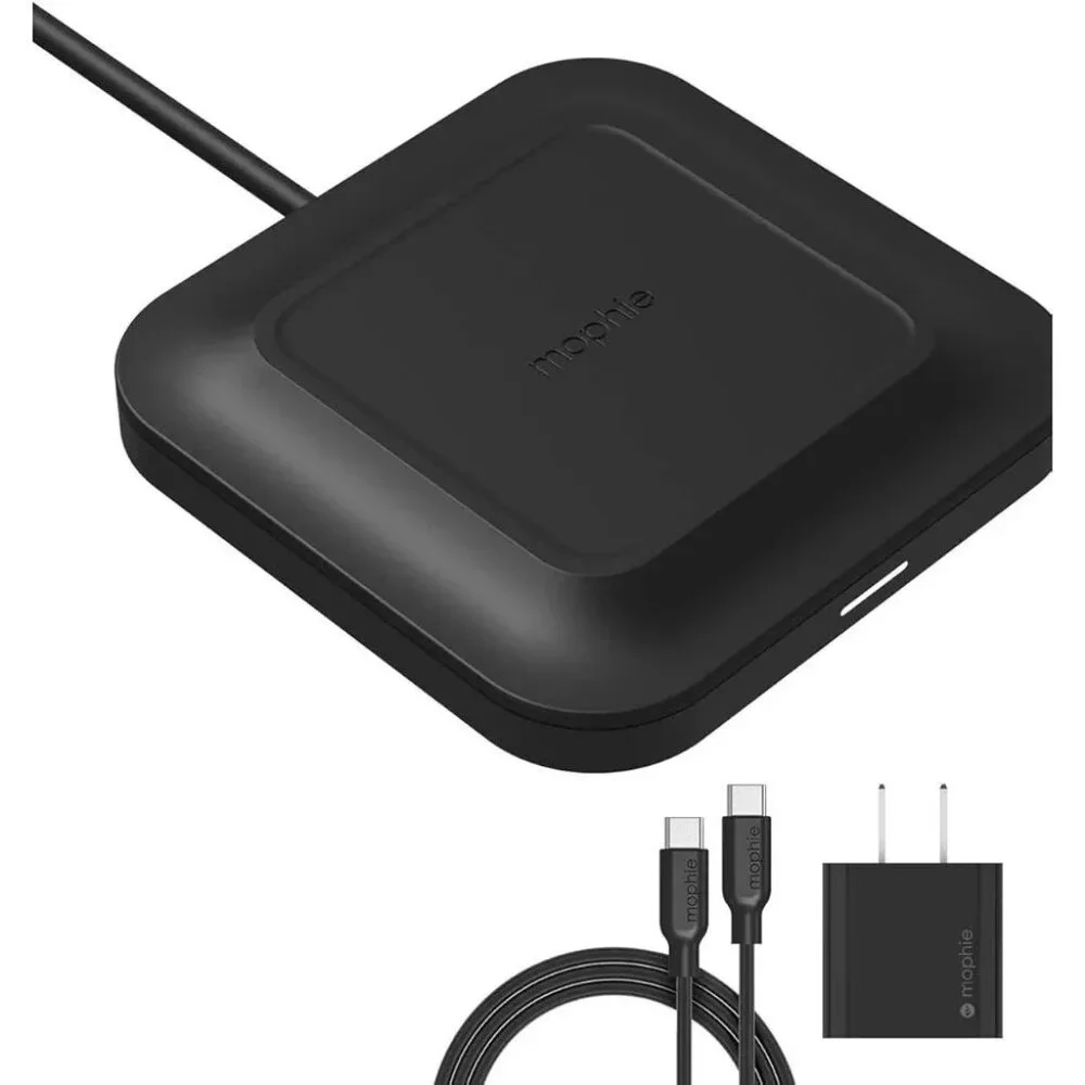 Mophie Universal Wireless Charge Pad - 15W Fast Charging for Qi-Enabled Devices,